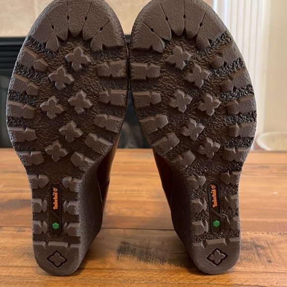 𝅺timberland brown leather booties, size 8.5 - Picture 10 of 14